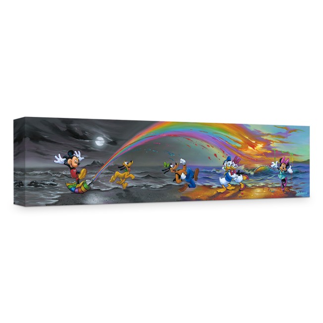 ''Mickey Makes Our Day'' Giclée on Canvas by Jim Warren