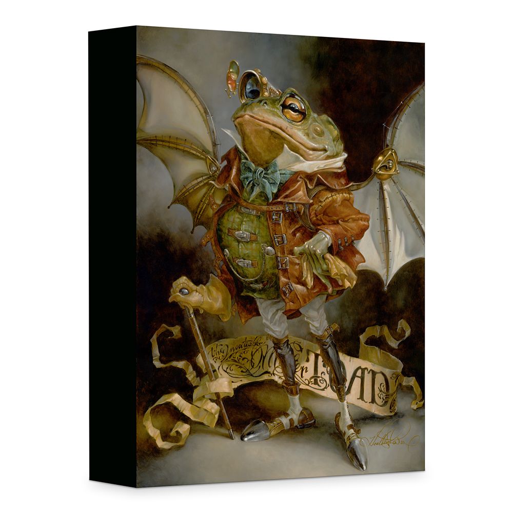 The Insatiable Mr. Toad Gicle on Canvas by Heather Edwards Official shopDisney