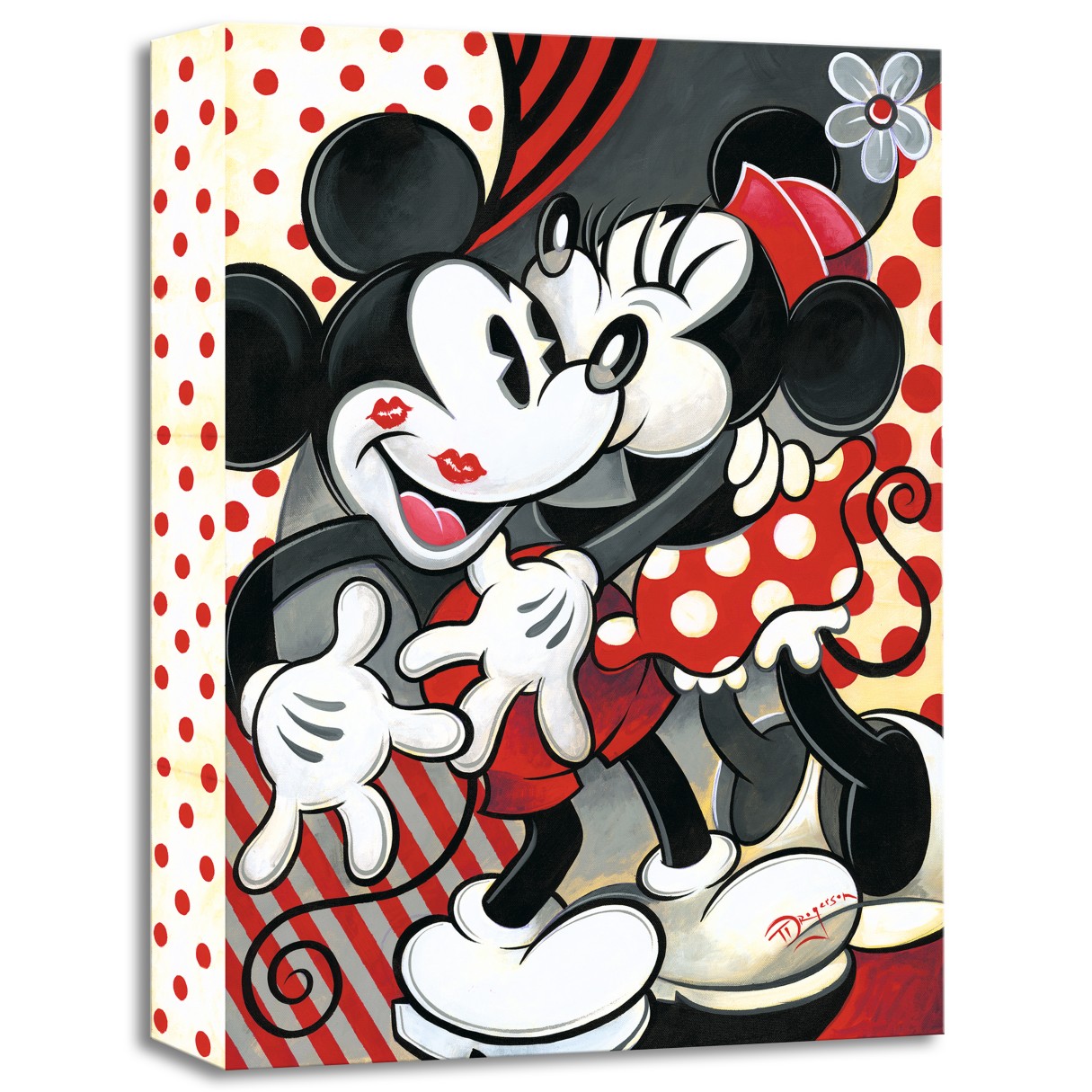 ''Hugs and Kisses'' Giclée on Canvas by Tim Rogerson