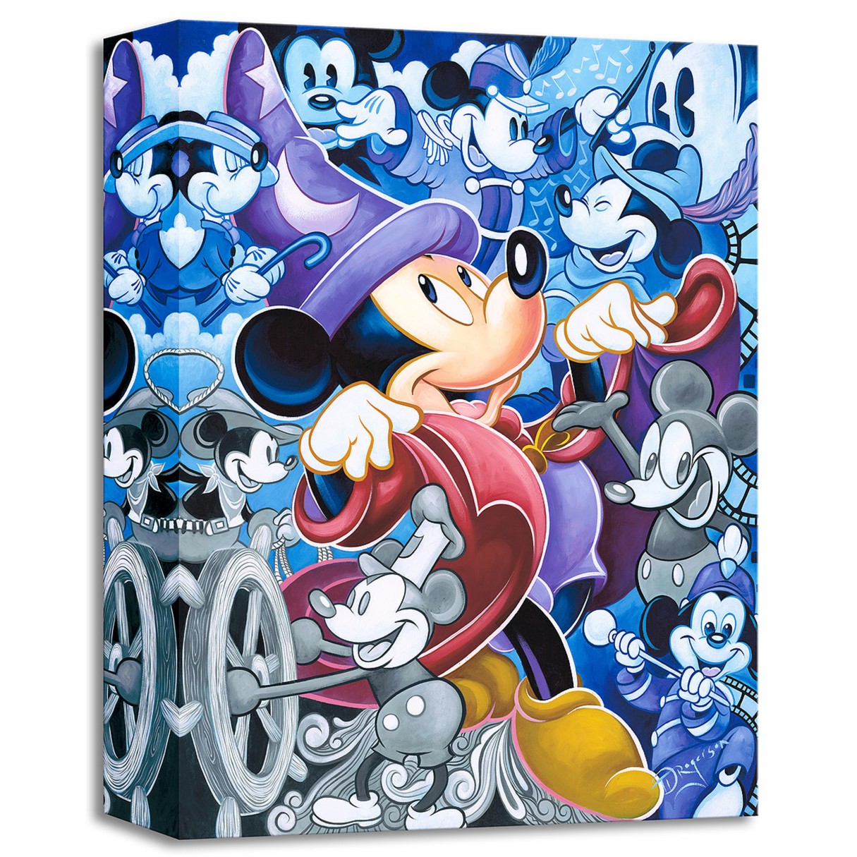 Mickey Mouse ''Celebrate the Mouse'' Giclée by Tim Rogerson