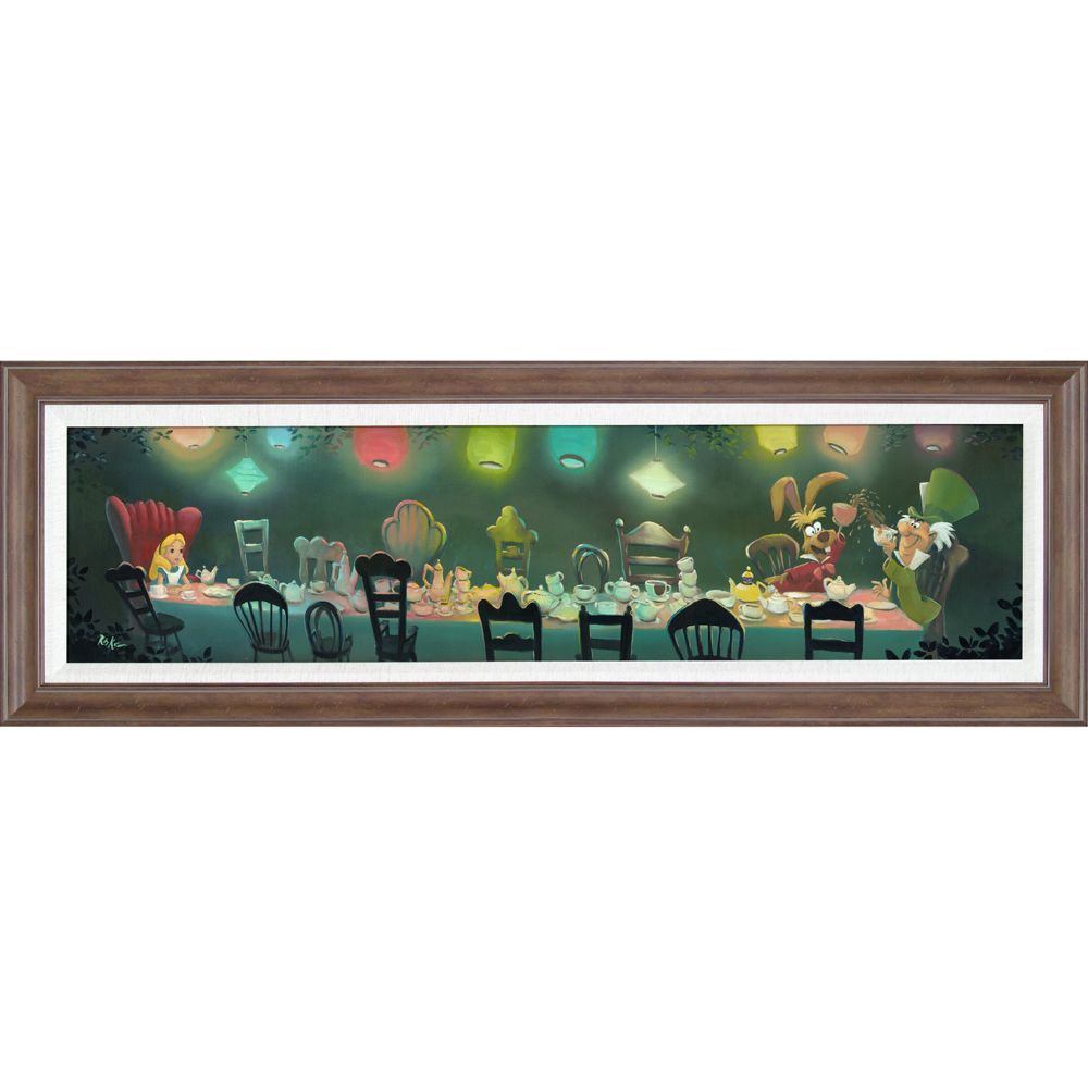 Alice In Wonderland A Mad Tea Party Giclee By Rob Kaz Shopdisney
