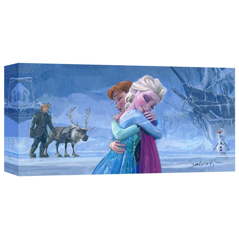 Frozen ''The Warmth of Love'' Gicl&eacute;e on Canvas by Jim Salvati
