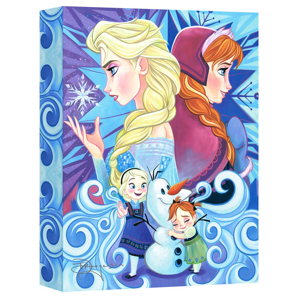 Frozen We Only Have Each Other Gicle on Canvas by Tim Rogerson Official shopDisney