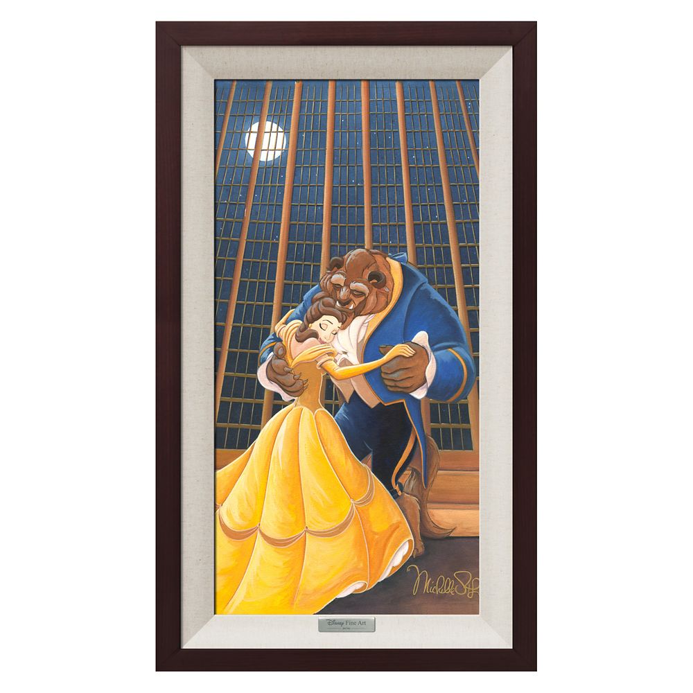 Beauty And The Beast A Beautiful Dance Giclee On Canvas By Michelle St Laurent Shopdisney