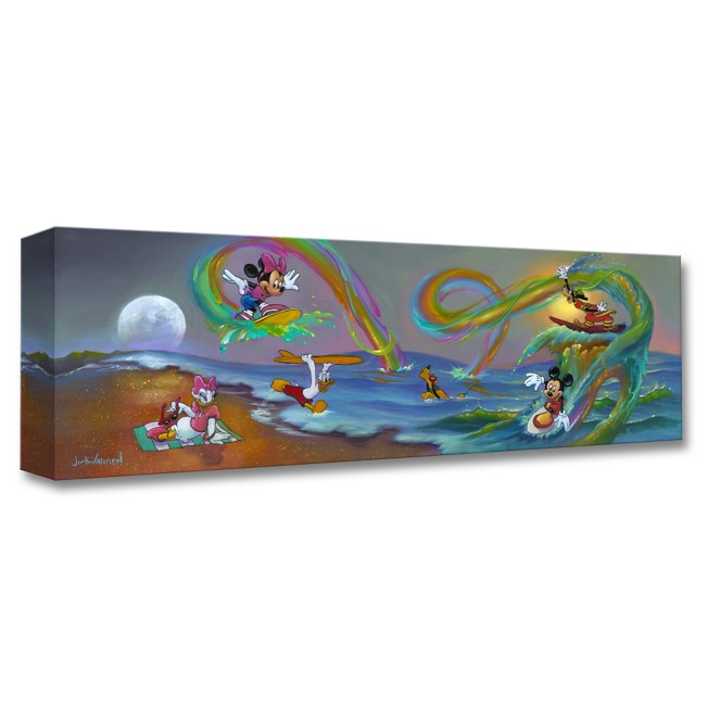 Mickey Mouse and Friends ''Mickey's Crazy Wave'' Giclée by Jim Warren