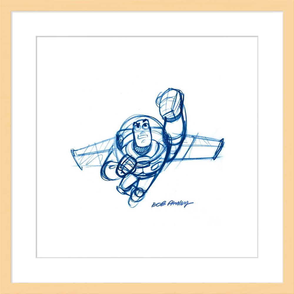 Buzz Lightyear ''Buzz'' Framed Giclée on Paper by Bob Pauley  Limited Edition Official shopDisney