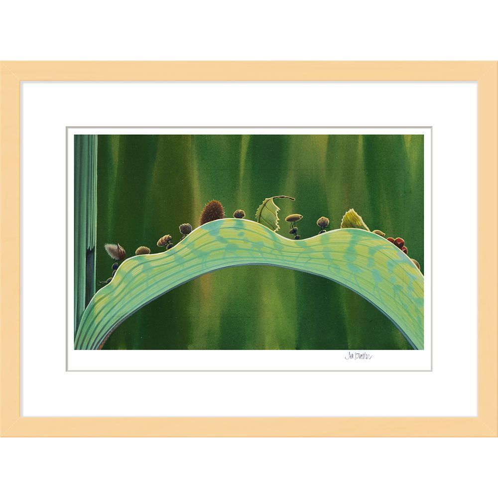 A Bug's Life ''The Leaf Bridge'' Framed Giclée on Paper by Tia Kratter  Limited Edition Official shopDisney