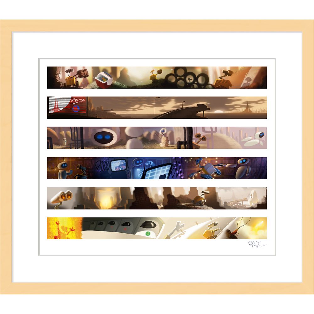''Wall&bull;E Colorscript'' Framed Gicl&eacute;e on Paper by Ralph Eggleston &ndash; Limited Edition