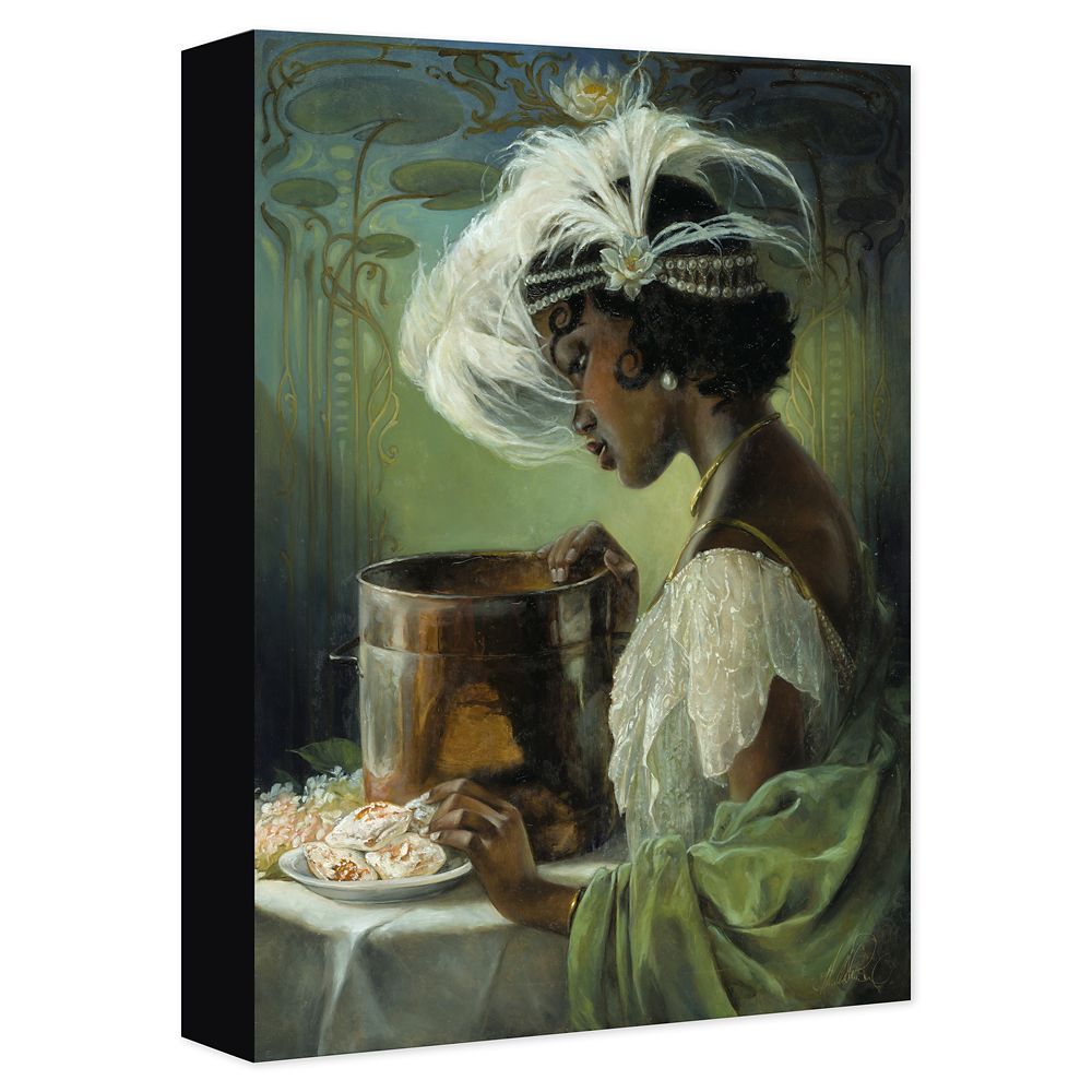 Disney Tiana Dig a Little Deeper Giclee on Canvas by Heather Edwards