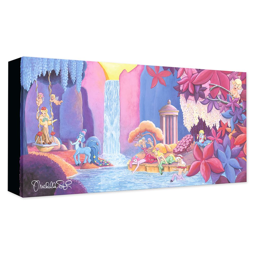 Fantasia Garden of Beauty Gicle on Canvas by Michelle St. Laurent Official shopDisney
