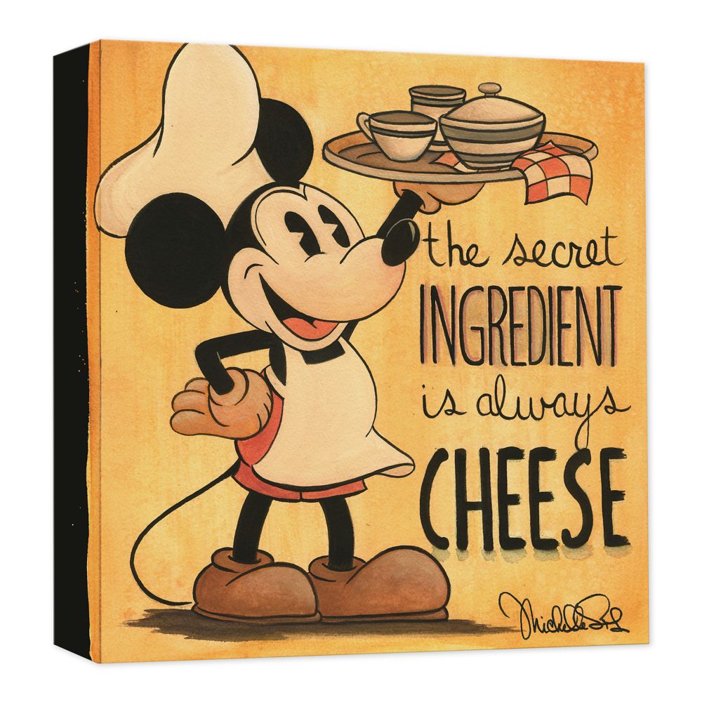 Mickey Mouse and Friends ''Happy Kitchen'' Giclée on Canvas by Michelle St.  Laurent