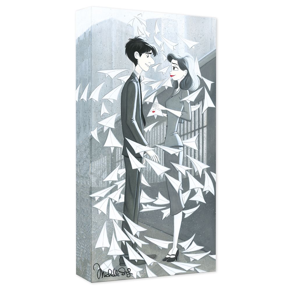 Paperman And Then There Was You Gicle on Canvas by Michelle St. Laurent Official shopDisney