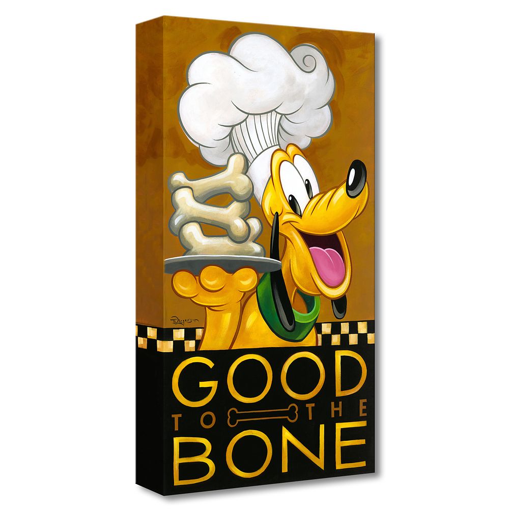 Pluto ''Good to the Bone'' Giclée on Canvas by Tim Rogerson