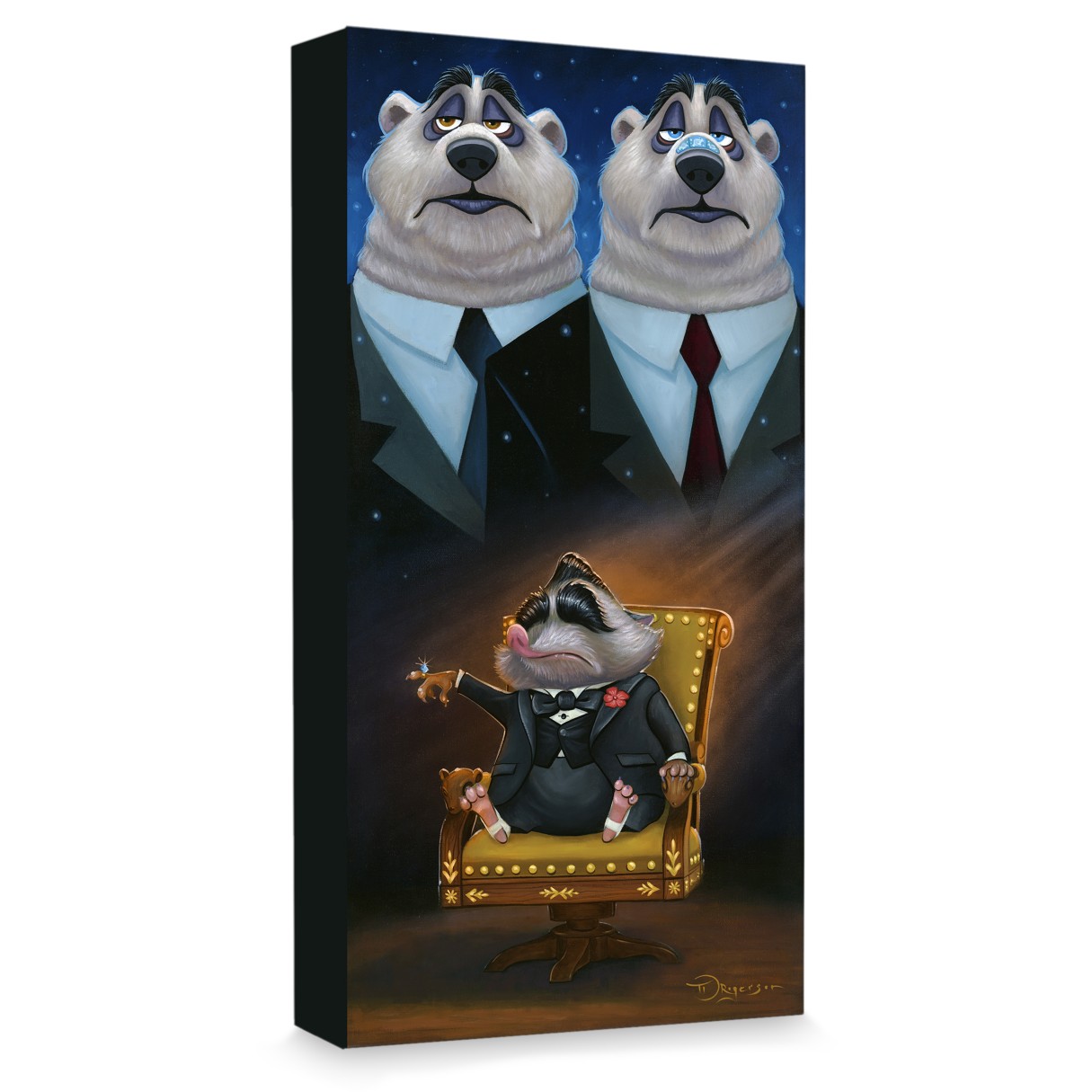 ''Mr. Big'' Giclée on Canvas by Tim Rogerson – Limited Edition
