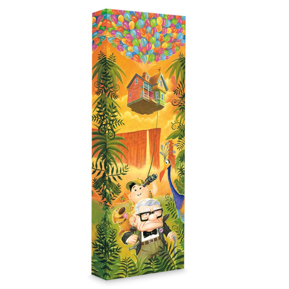 Up Journey to Paradise Falls Gicle on Canvas by Tim Rogerson Official shopDisney