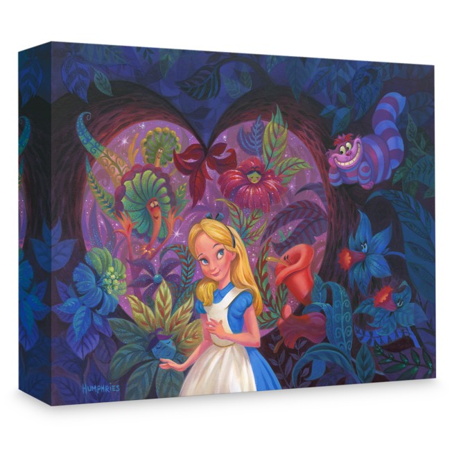 Alice in Wonderland ''In the Heart of Wonderland'' Giclée on Canvas by Michael Humphries