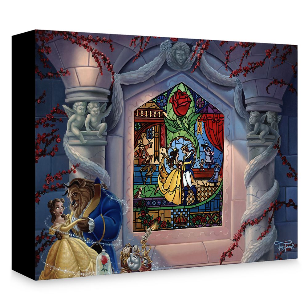 Beauty And The Beast Enchanted Love Giclee On Canvas By Jared Franco Shopdisney