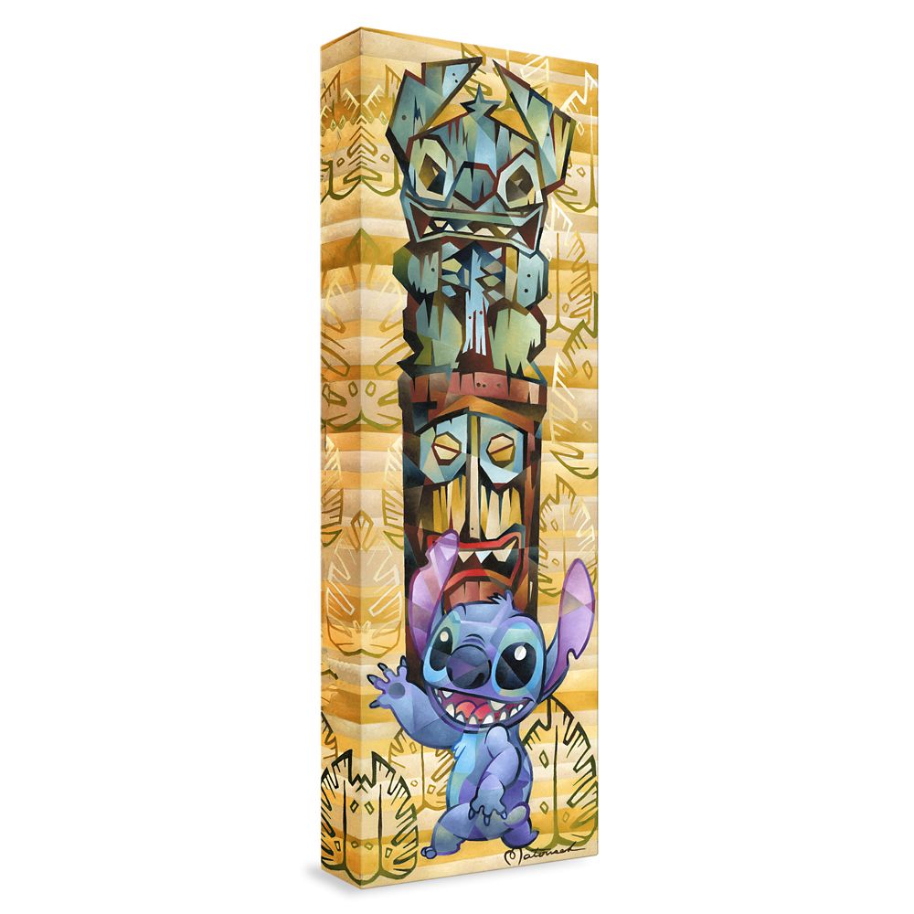 Tiki Stitch Gicle on Canvas by Tom Matousek  Limited Edition Official shopDisney