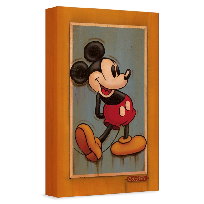 ''Vintage Mickey'' Giclée on Canvas by Trevor Carlton – Limited Edition