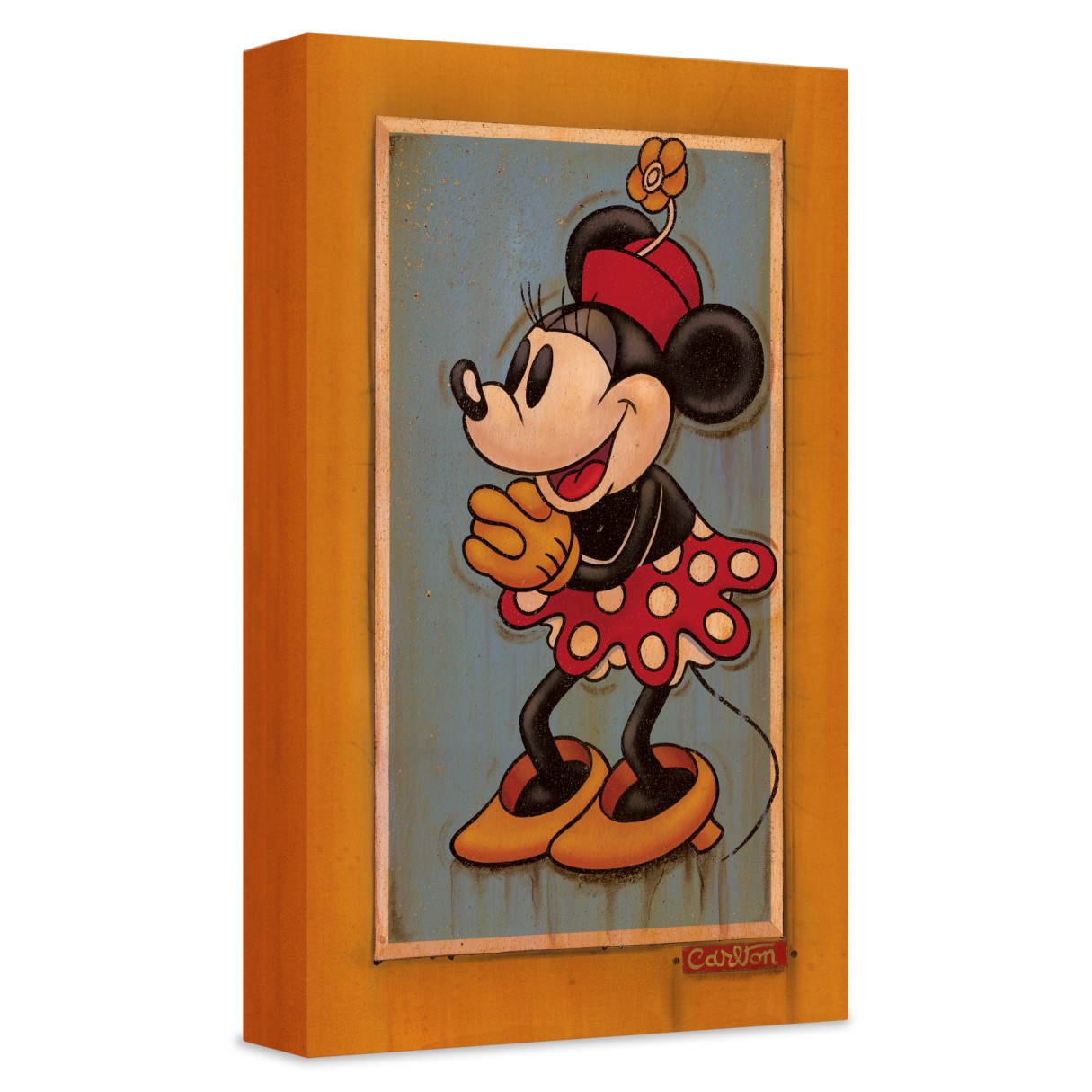 ''Vintage Minnie'' Giclée on Canvas by Trevor Carlton – Limited Edition