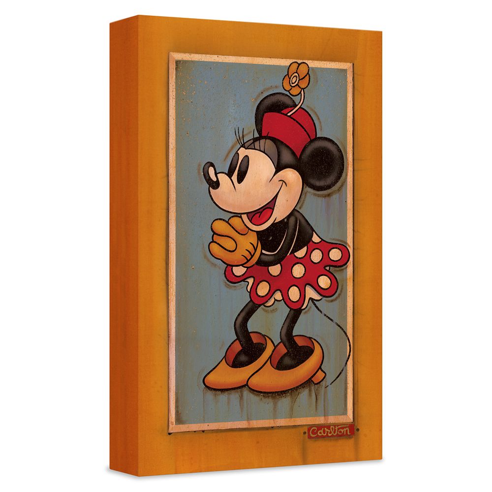 Disney Vintage Minnie Giclee on Canvas by Trevor Carlton ? Limited Edition