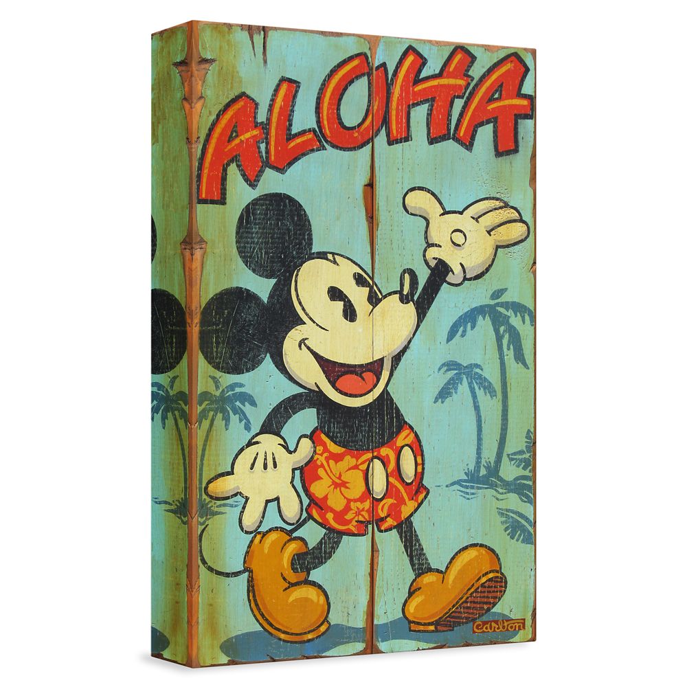 ''Welcome to the Islands'' Gicle on Canvas by Trevor Carlton  Limited Edition Official shopDisney