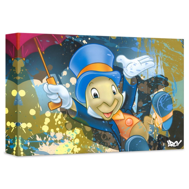 ''Jiminy Cricket'' Giclée on Canvas by ARCY – Limited Edition