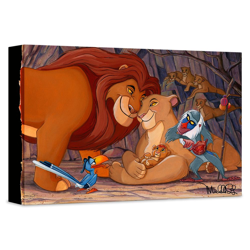 Disney Prince of the Pride Giclee on Canvas by Michelle St. Laurent ? Limited Edition