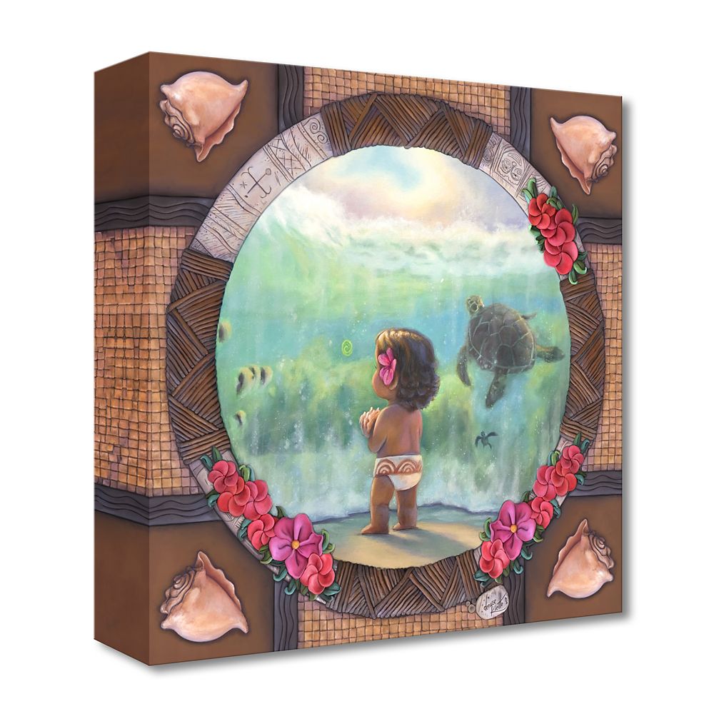 Disney Moana The Ocean Chose You Giclee on Canvas by Denyse Klette ? Limited Edition