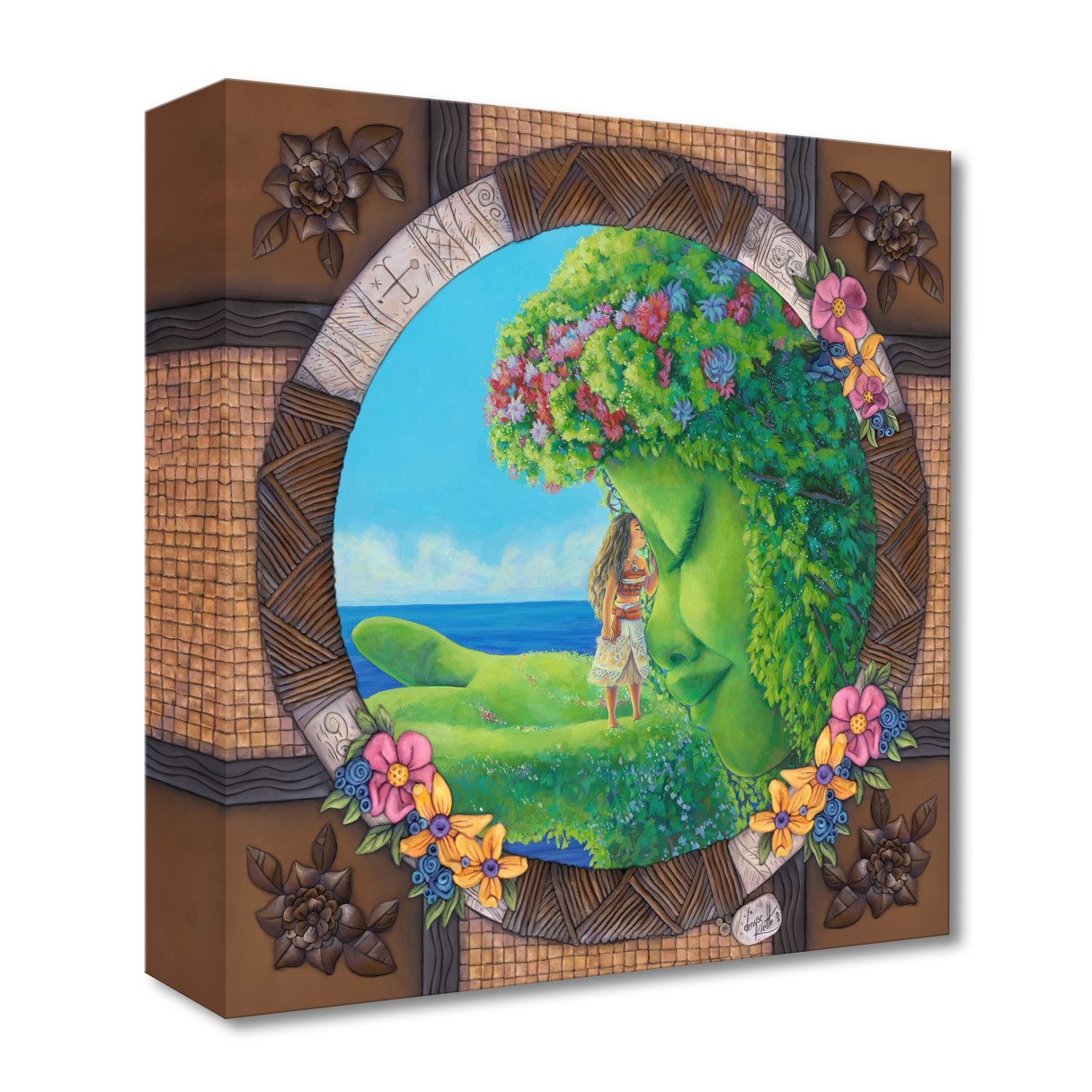 Moana ''Te Fiti'' Giclée on Canvas by Denyse Klette – Limited Edition