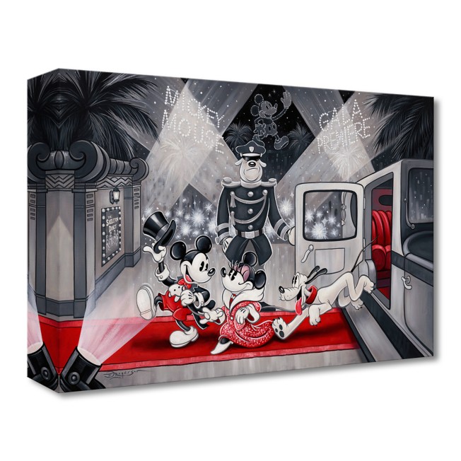 Mickey and Minnie Mouse ''Mickey's Gala Premiere'' Art by Tim Rogerson – Limited Edition