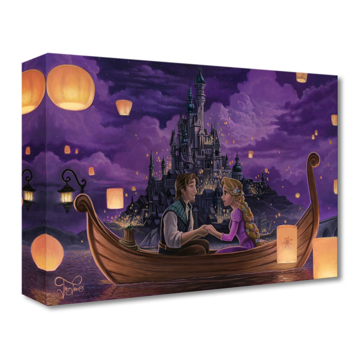 Tangled ''Festival of Lights'' Art by Jared Franco – Limited Edition