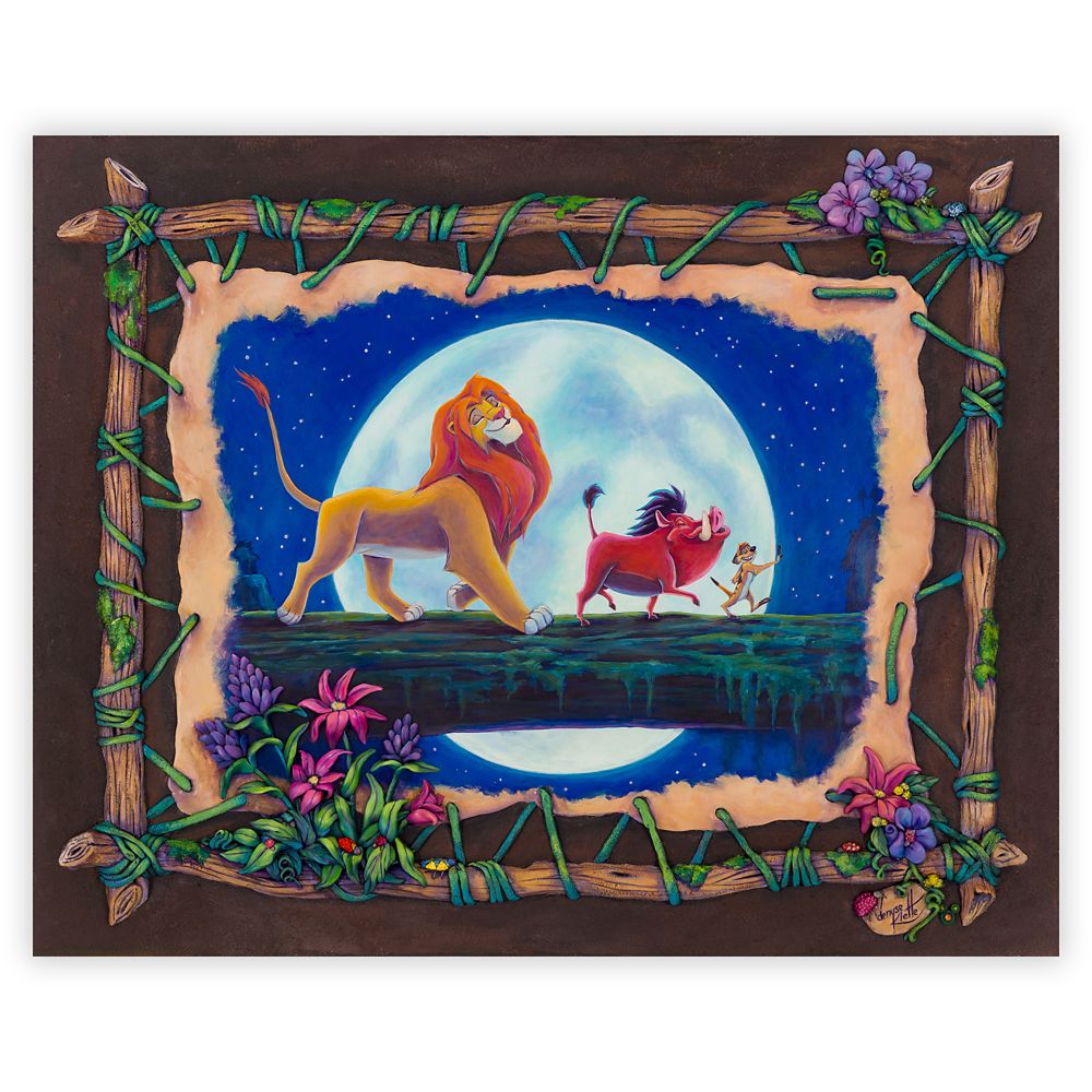 The Lion King ”Hakuna Matata” Giclée by Denyse Klette – Limited Edition now out