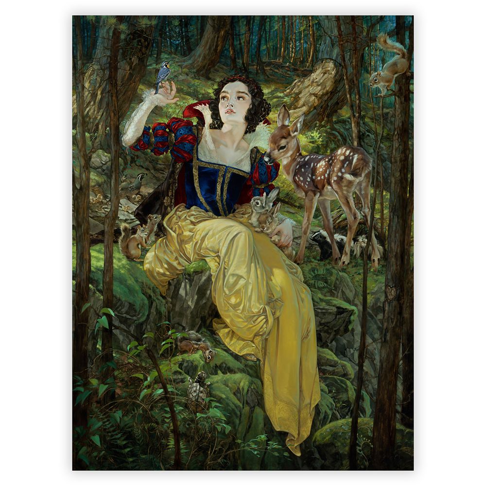 Disney Snow White With a Smile and a Song Giclee by Heather Edwards ? Limited Edition