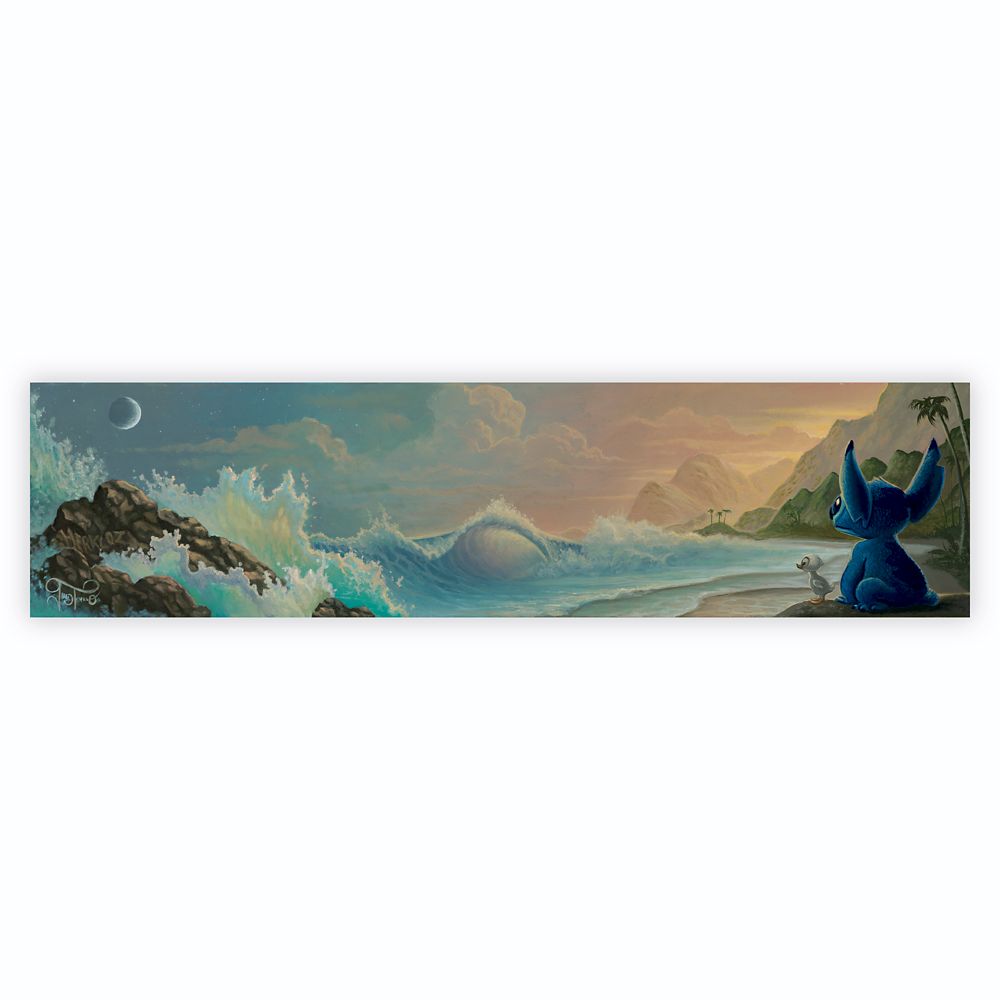 Lilo & Stitch ”Aloha Sunset” Giclée by Jared Franco – Limited Edition available online