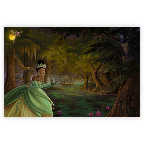 The Princess and the Frog ''Tiana's Enchantment'' Giclée by Jared Franco – Limited Edition