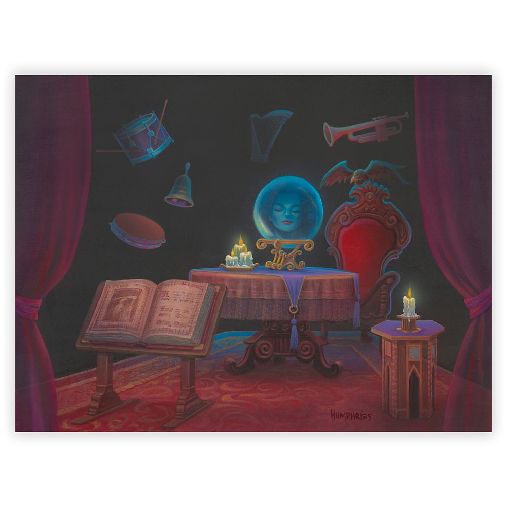 The Haunted Mansion ”A Message from Beyond” Giclée by Michael Humphries – Limited Edition now available for purchase