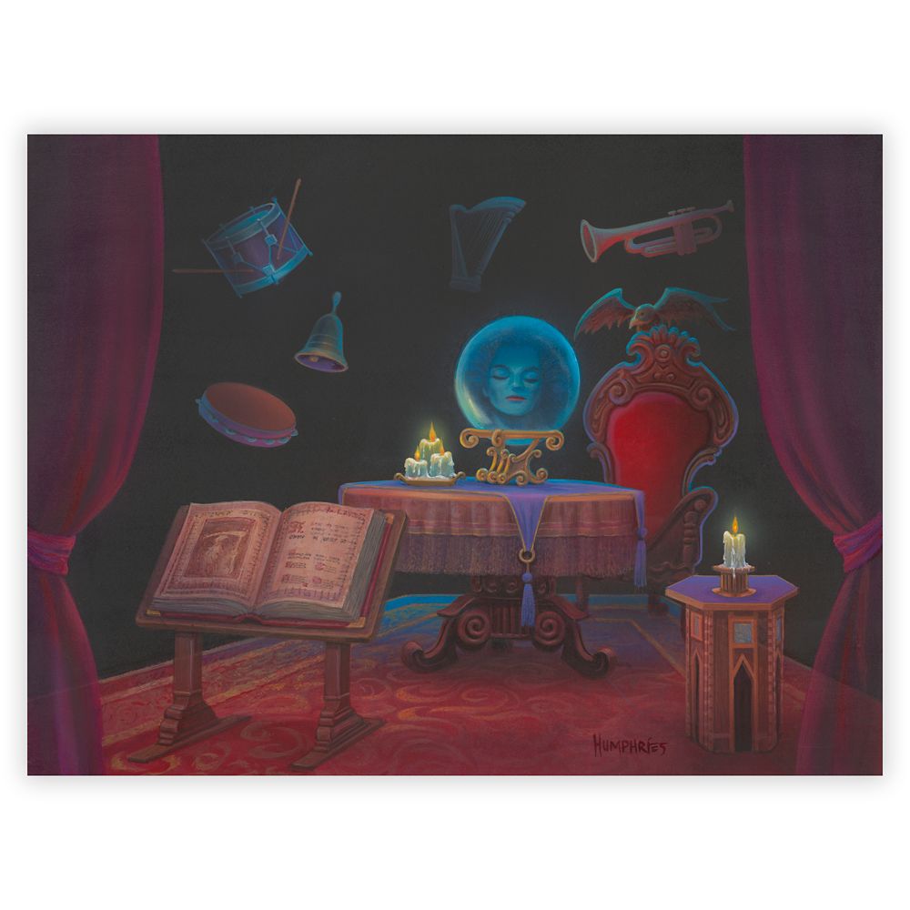 The Haunted Mansion A Message from Beyond Gicle by Michael Humphries  Limited Edition Official shopDisney