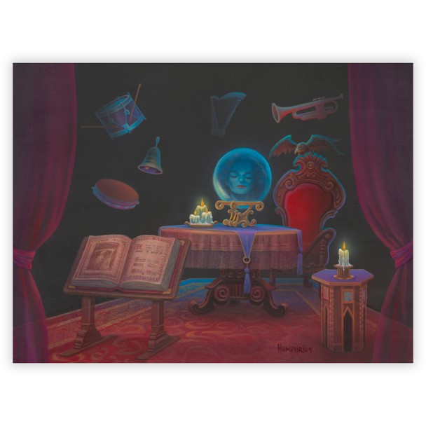 The Haunted Mansion ''A Message from Beyond'' Giclée by Michael Humphries – Limited Edition