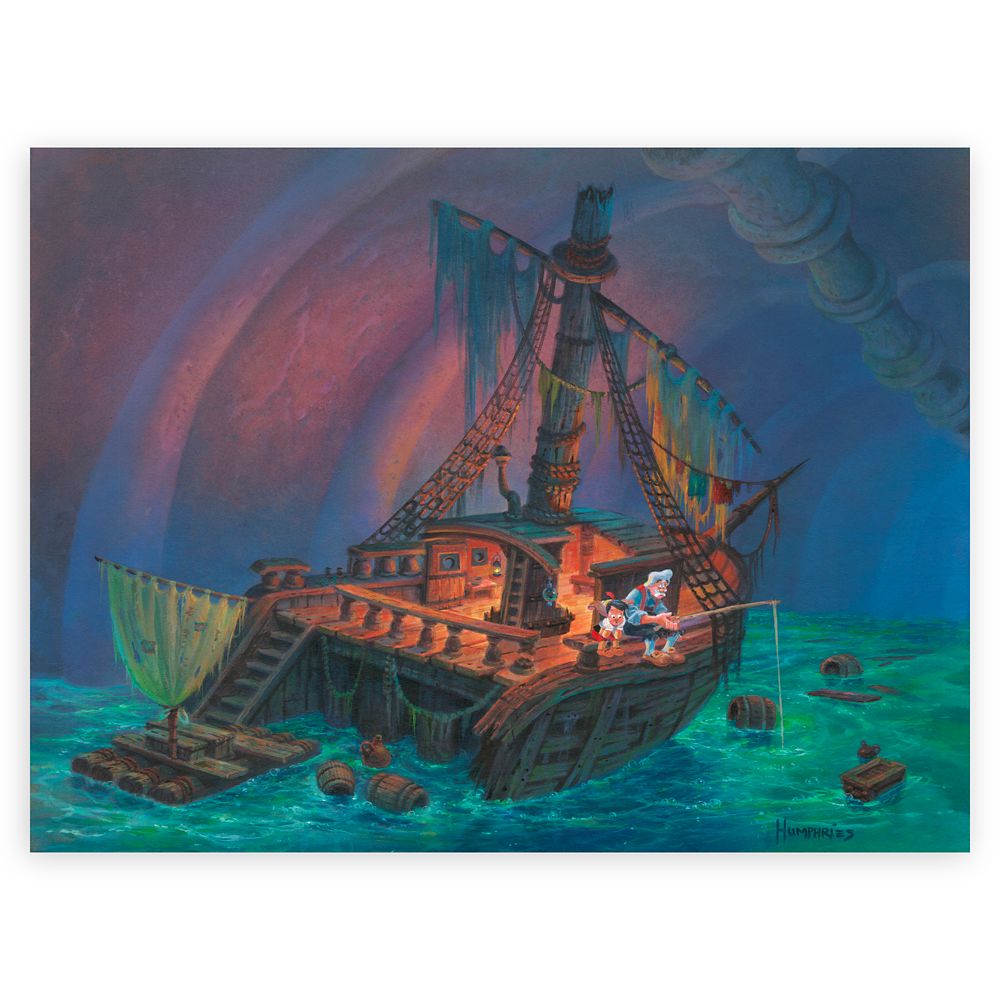 Pinocchio What Now Geppetto Gicle by Michael Humphries  Limited Edition Official shopDisney