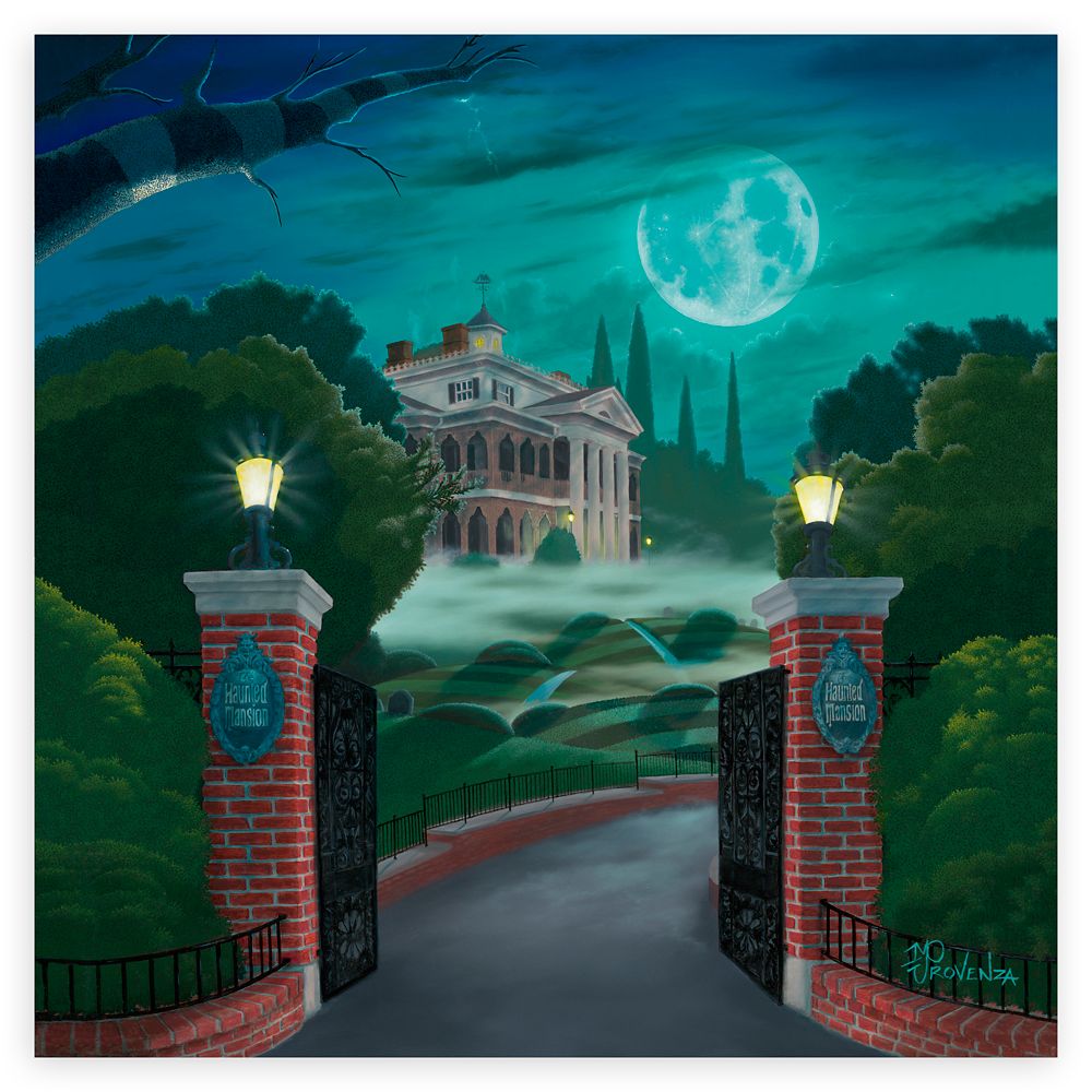 ”Welcome to The Haunted Mansion” Giclée by Michael Provenza – Limited Edition available online for purchase