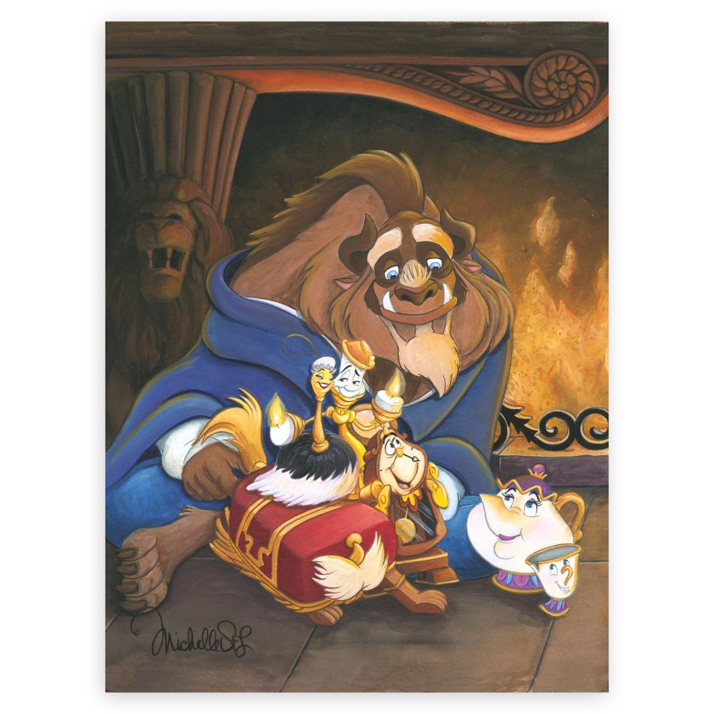 Beauty and the Beast Family of Enchanted Things Gicle by Michelle St.Laurent  Limited Edition Official shopDisney