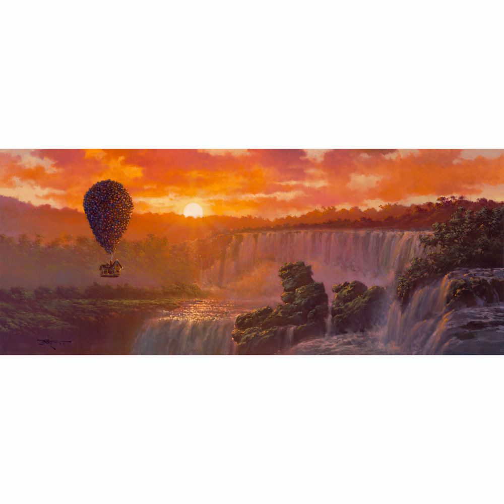 Up A World of Adventure by Rodel Gonzalez Canvas Artwork  Limited Edition Official shopDisney