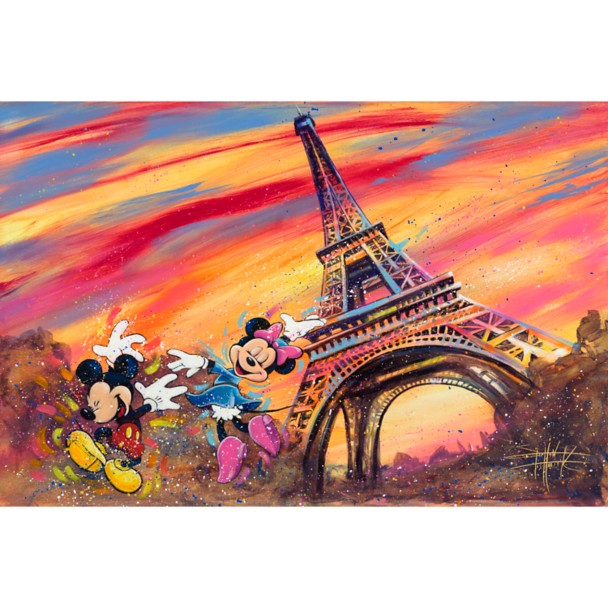 Mickey and Minnie Mouse ''Dancing Across Paris'' by Stephen