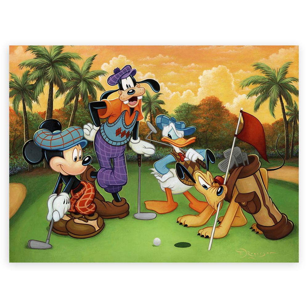 Mickey Mouse and Friends ”Fabulous Foursome” Giclée by Tim Rogerson – Limited Edition has hit the shelves