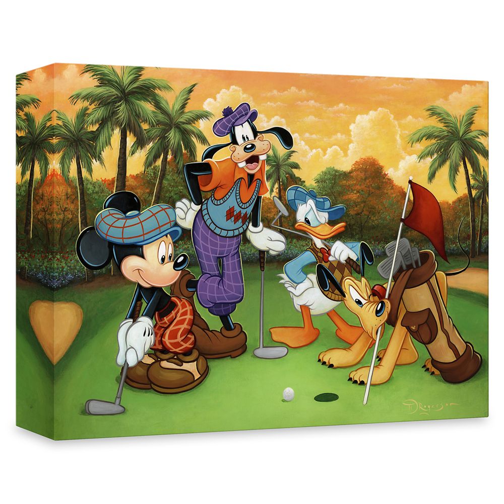 Mickey Mouse and Friends ''Fabulous Foursome'' Giclée by Tim Rogerson – Limited Edition