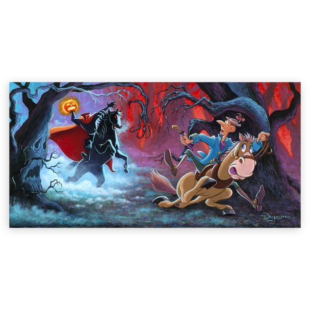 The Adventures of Ichabod and Mr. Toad ''The Witching Hour'' Giclée by Tim Rogerson – Limited Edition