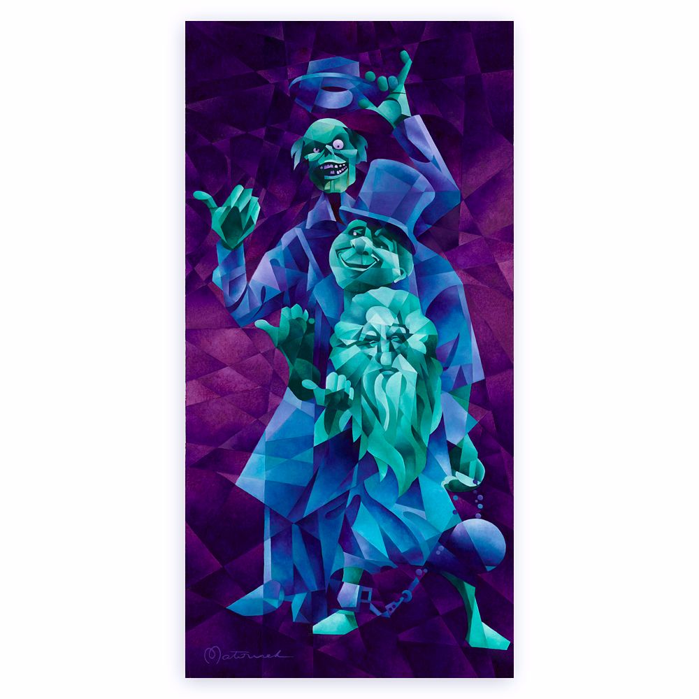 The Haunted Mansion ”Hitchhiking Ghosts” Giclée by Tom Matousek – Limited Edition available online for purchase