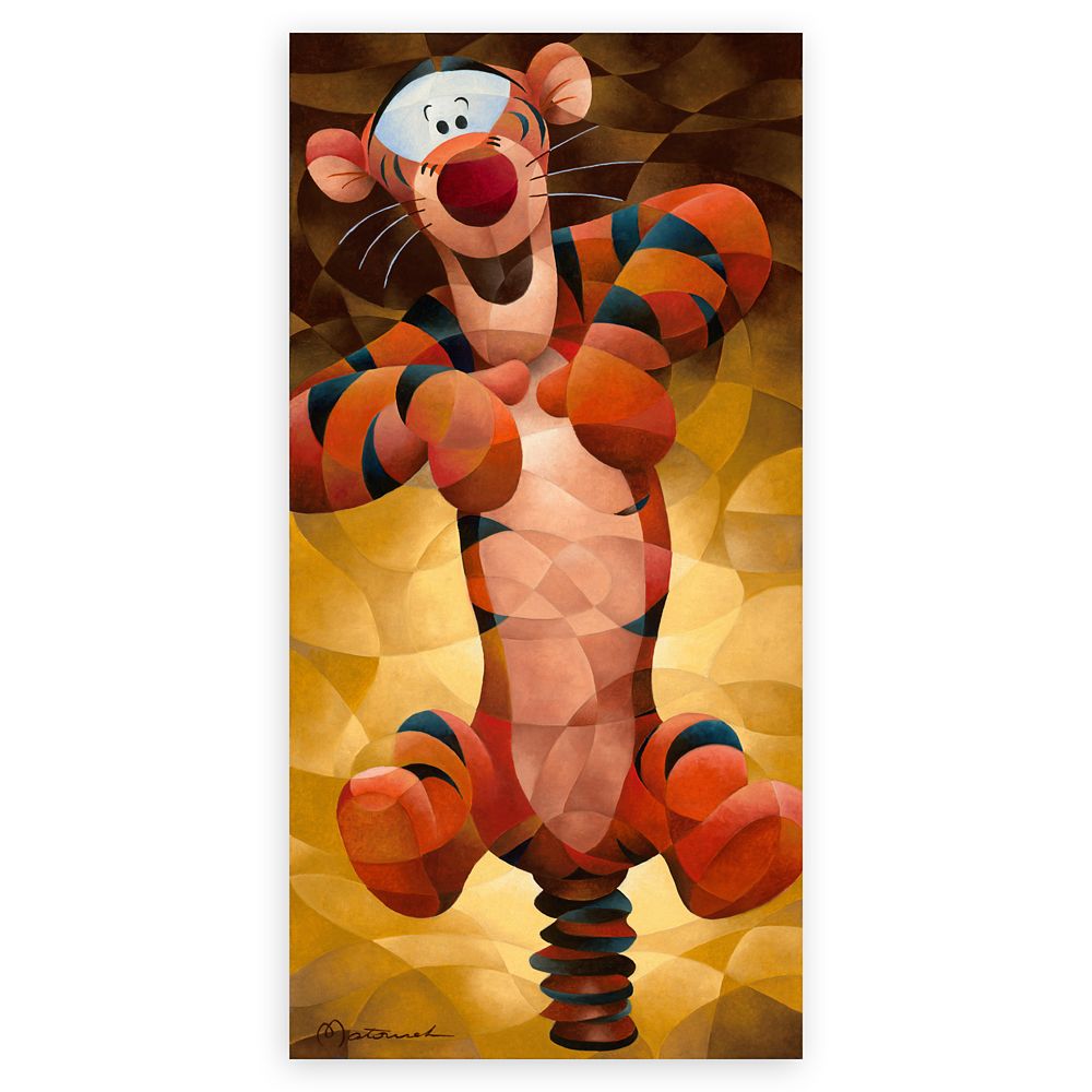 Tigger ”Tigger’s Bounce” Giclée by Tom Matousek – Limited Edition released today