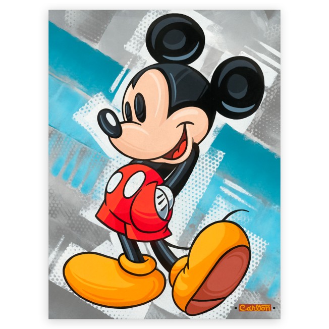 Mickey Mouse ''Ahh Geez Mickey'' Giclée by Trevor Carlton – Limited Edition